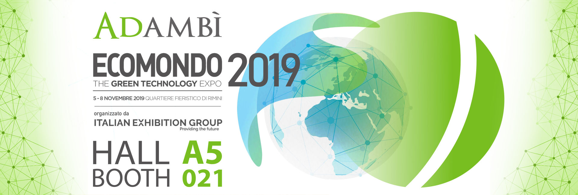 Adambì takes part in Ecomondo 2019 with smart bins and management software for the environment