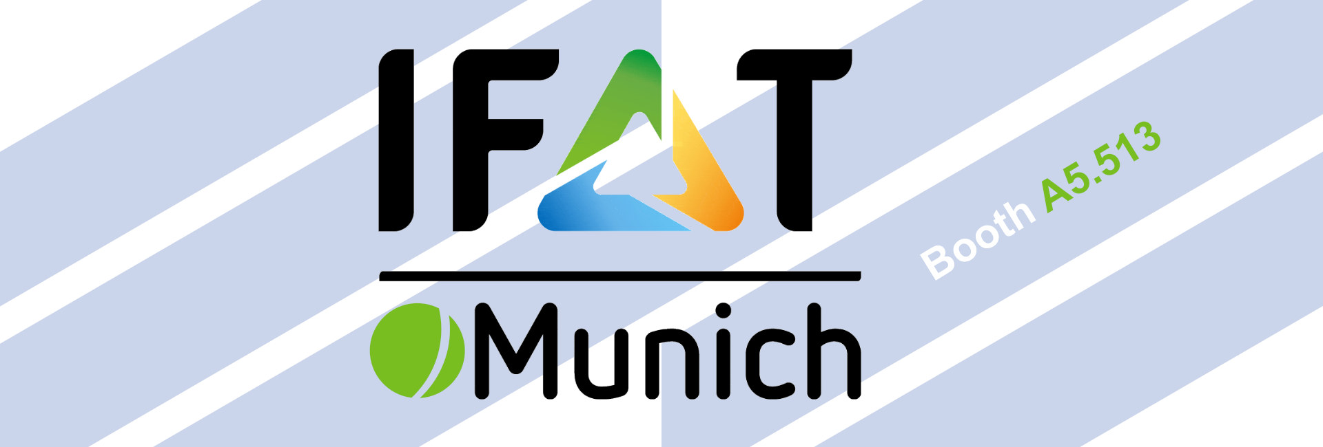 Die IFAT München umfasste insgesamt 260.000 Quadratmeter und belegte alle 18 Hallen sowie einen großen Teil des Freigeländes der Messe München.